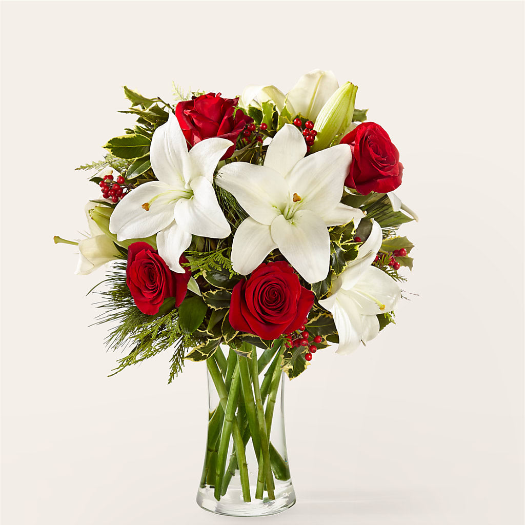 Sparkling Snowflakes Bouquet – FLEUR & CO, Spartanburg SC