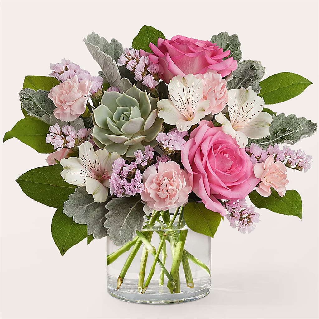 Dusty Rose Bouquet – FLEUR & CO, Spartanburg SC