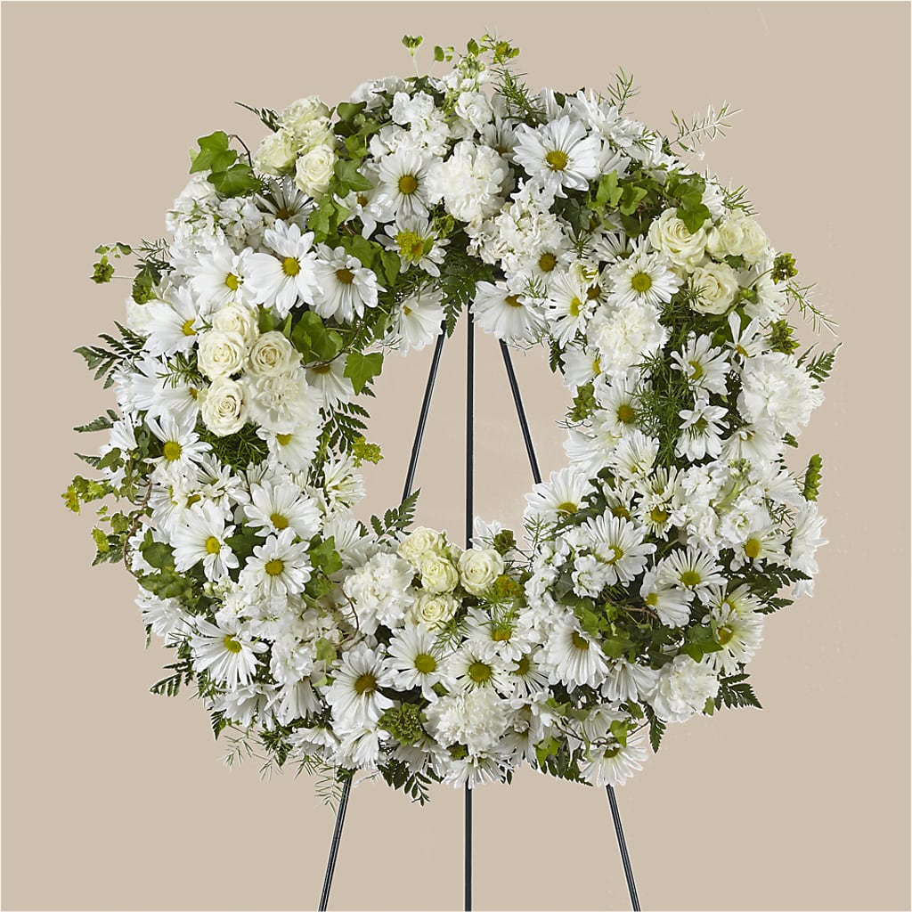 Faithful Wishes Wreath – FLEUR & CO, Spartanburg SC