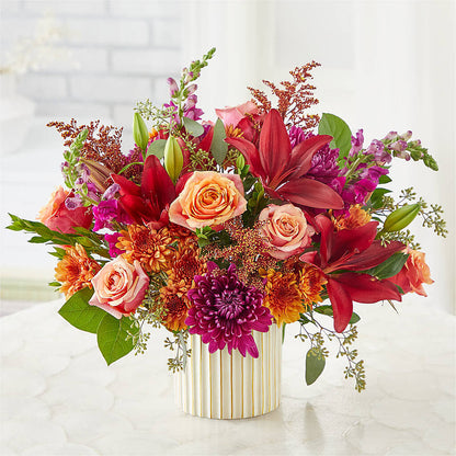 Burgundy Landscape Bouquet – FLEUR & CO, Spartanburg SC