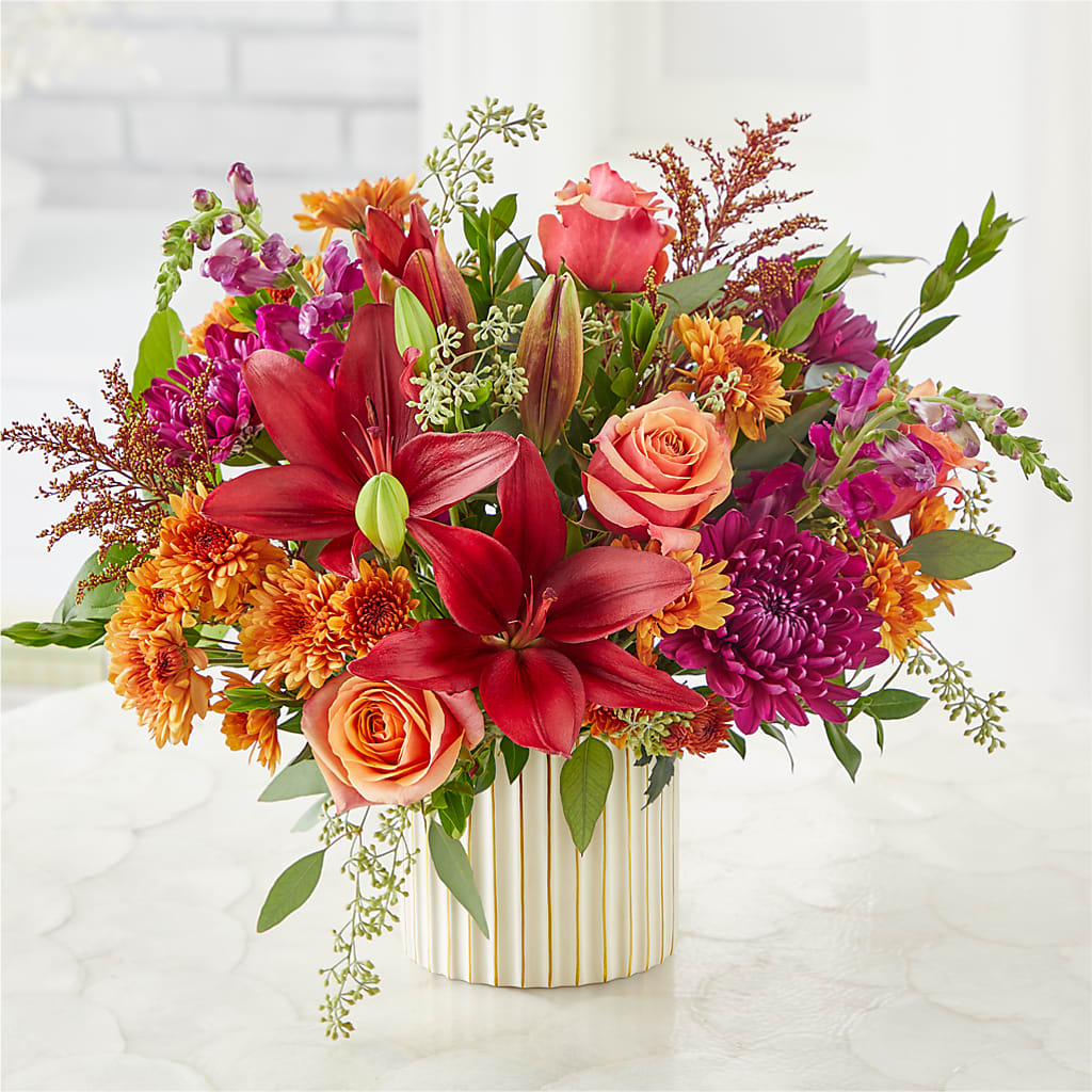 Burgundy Landscape Bouquet – FLEUR & CO, Spartanburg SC