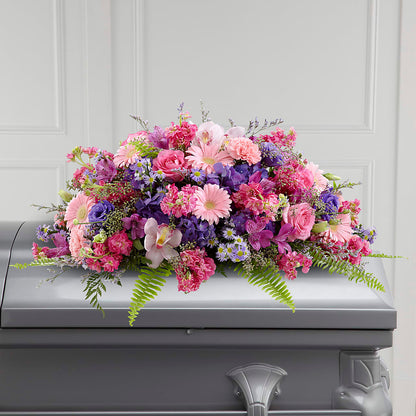 Glorious Garden Casket Spray – FLEUR & CO, Spartanburg SC