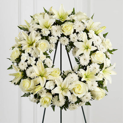 Treasured Tribute Wreath – FLEUR & CO, Spartanburg SC