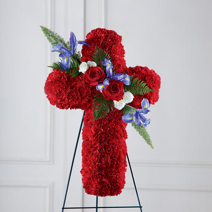 Faithful Hero Floral Cross – FLEUR & CO, Spartanburg SC