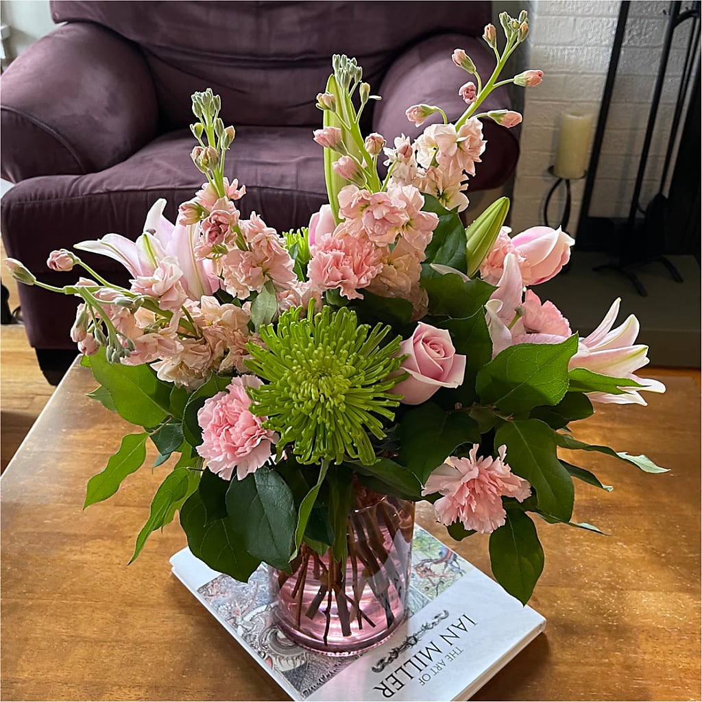 Pretty in Pink Bouquet – FLEUR & CO, Spartanburg SC