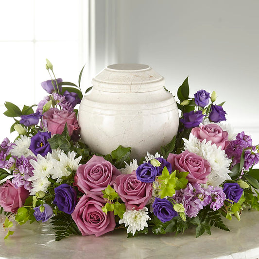 Blooming Sympathy Cremation Adornment – FLEUR & CO, Spartanburg SC