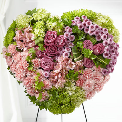 Heartwarming Standing Heart – FLEUR & CO, Spartanburg SC