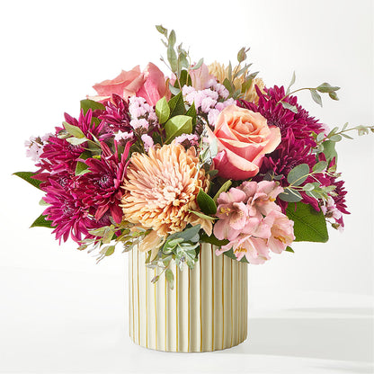 Berry Cobbler Bouquet with Ivory Vase – FLEUR & CO, Spartanburg SC