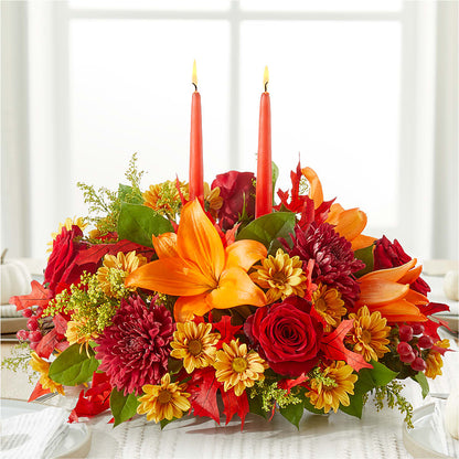 Autumn's Embrace Centerpiece – FLEUR & CO, Spartanburg SC