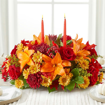 Autumn's Embrace Centerpiece – FLEUR & CO, Spartanburg SC