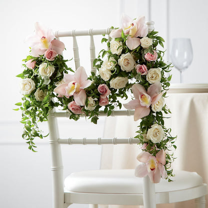 Orchid Rose Chair Décor – FLEUR & CO, Spartanburg SC